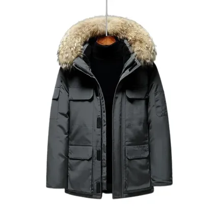 Park Jacket mit Fellkragen