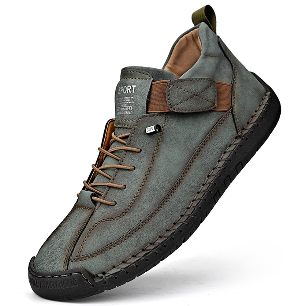 Outdoor-Freizeitstiefel aus Leder für Herren