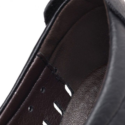 2024 neue Herren-Lochschuhe, lässige Ledersandalen