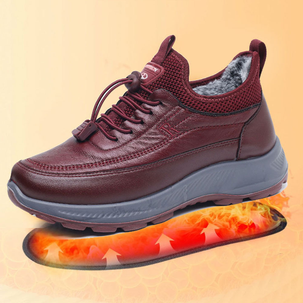 Winter-Damen-Schuhe aus samtverdickter weicher Sohle aus warmer Baumwolle