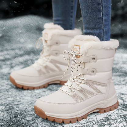 Windfeste, hohe Outdoor-Schneestiefel für Damen