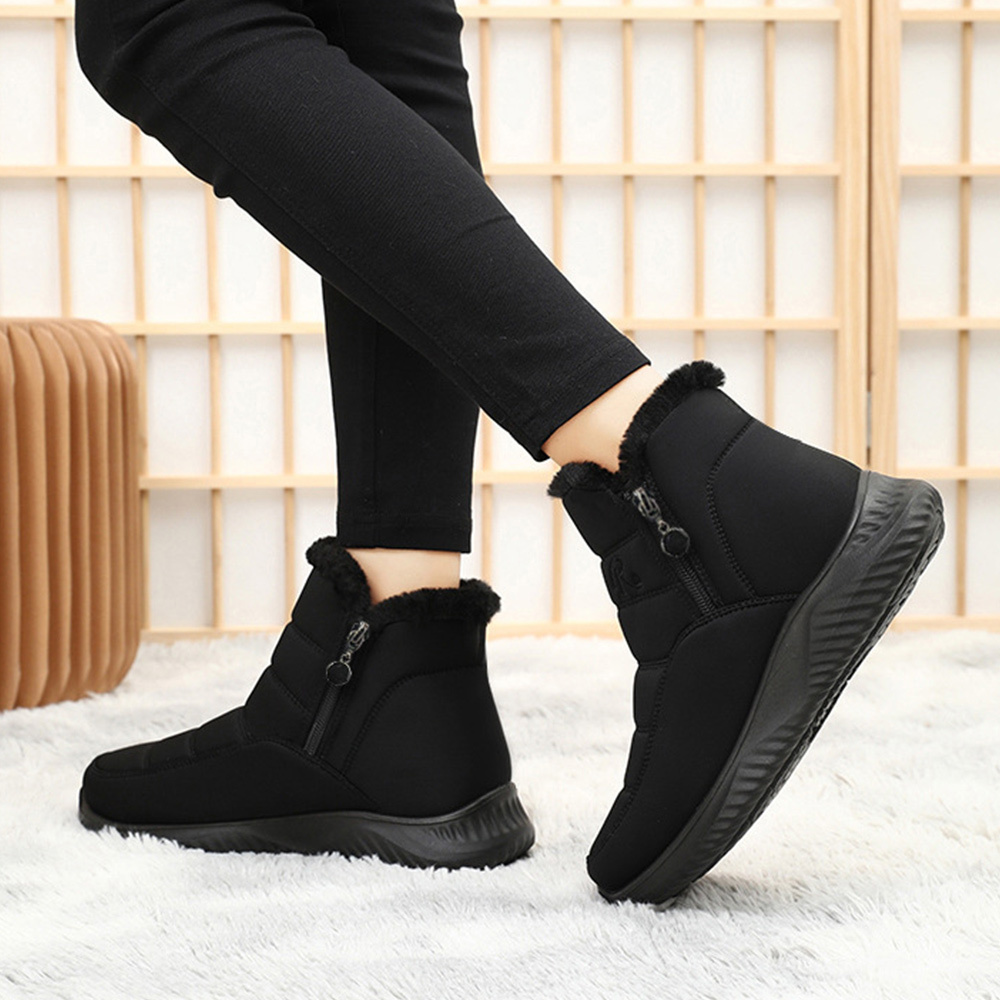 Winterwarme High-Top-Schuhe aus verdickter Samtbaumwolle für Männer und Frauen