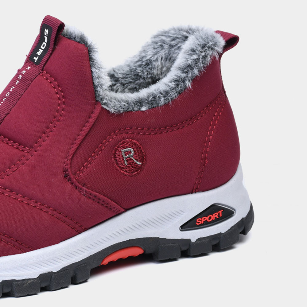 Warme Fleece-Schneestiefel