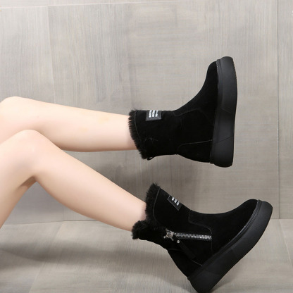 Winterstiefel für Damen mit dicker Sohle