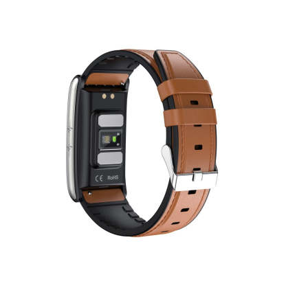 BCBEARSCOME BCE600 3-Kanal-EKG HRV Blutzucker Blutdruck Blutsauerstoff Schlaferkennung HD Bluetooth Smart Armband