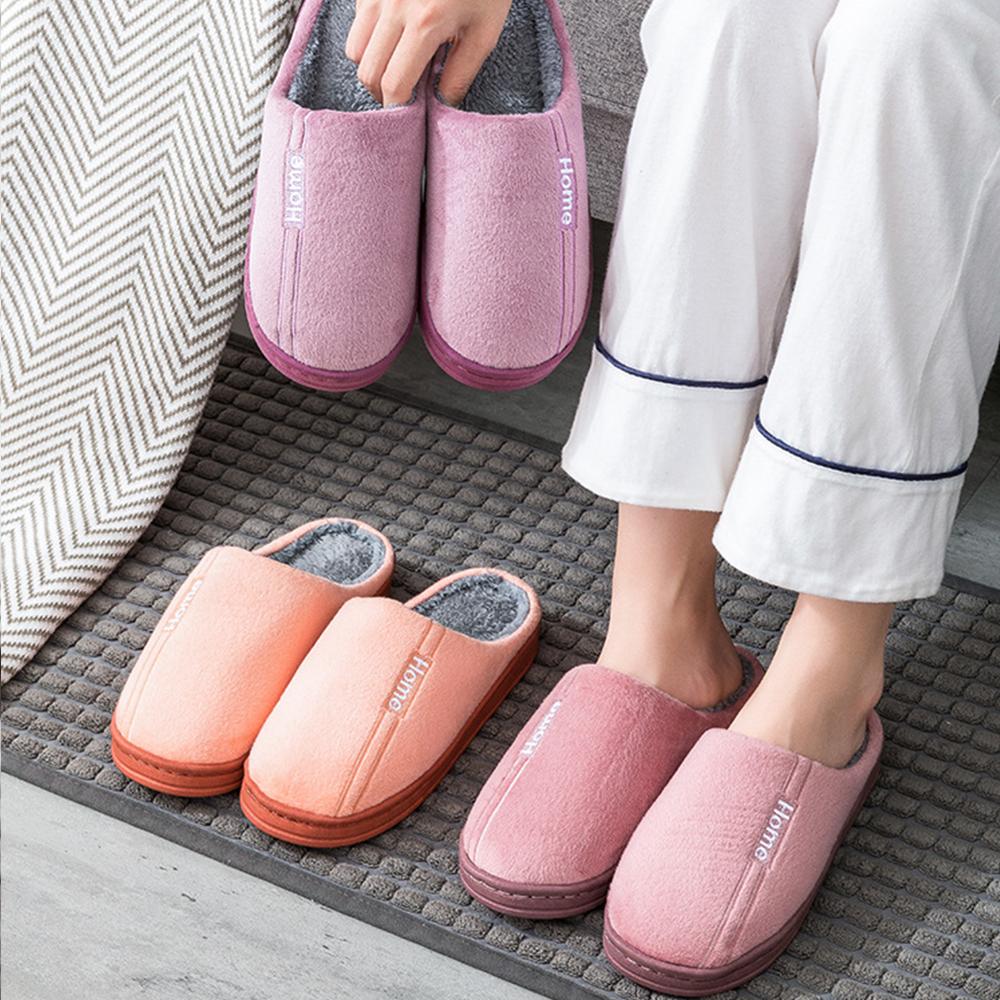 Neue Heim-Plüsch-Baumwollschuhe für Herbst und Winter