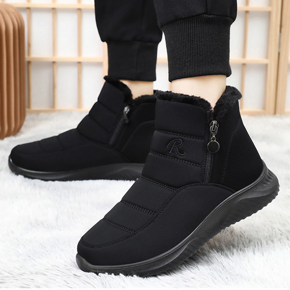 Winterwarme High-Top-Schuhe aus verdickter Samtbaumwolle für Männer und Frauen