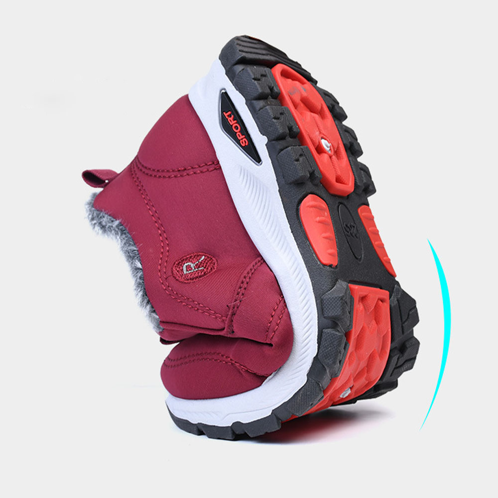 Warme Fleece-Schneestiefel