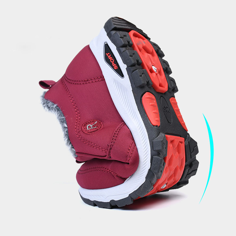 Warme Fleece-Schneestiefel