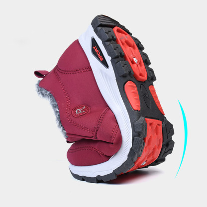 Warme Fleece-Schneestiefel