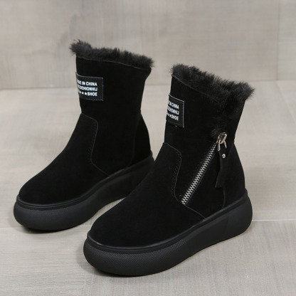 Winterstiefel für Damen mit dicker Sohle