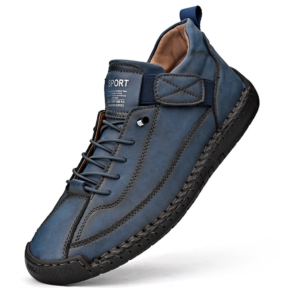 Outdoor-Freizeitstiefel aus Leder für Herren