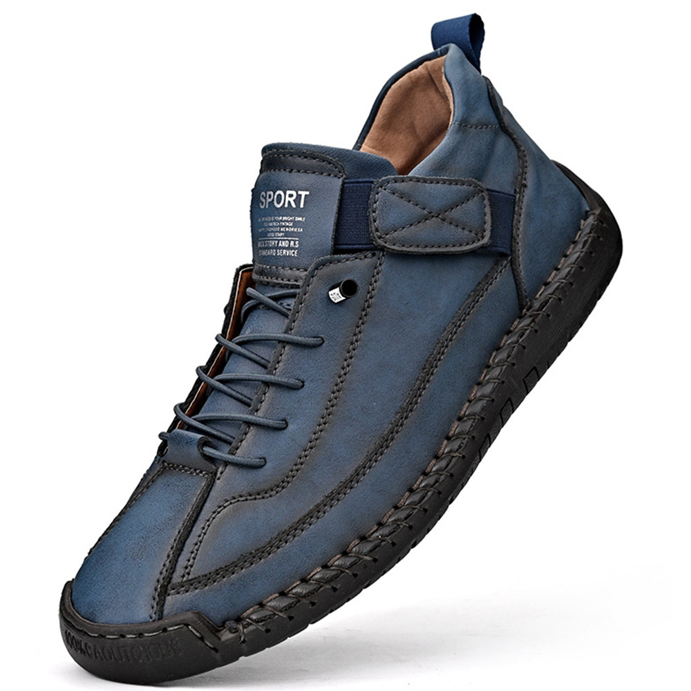 Outdoor-Freizeitstiefel aus Leder für Herren