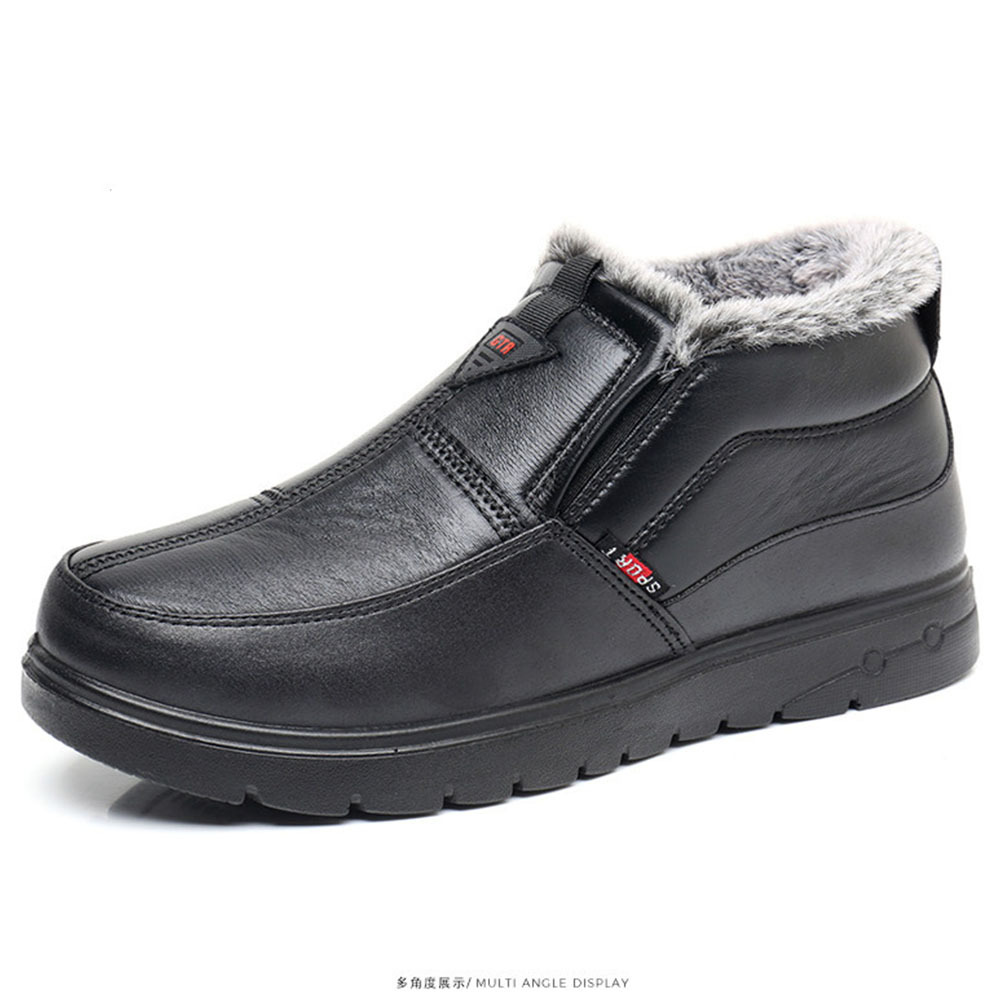 Warme Winter-Slip-on-Plus-Samt-Herren-Baumwollschuhe