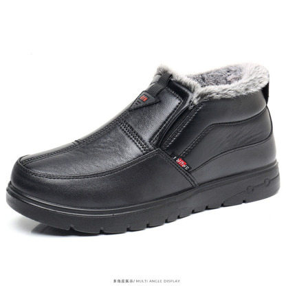 Warme Winter-Slip-on-Plus-Samt-Herren-Baumwollschuhe