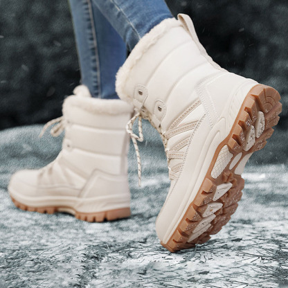 Windfeste, hohe Outdoor-Schneestiefel für Damen
