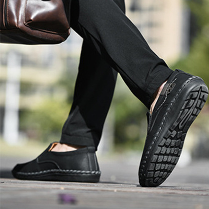 Neue handgefertigte Herren-Freizeitschuhe mit weicher Sohle