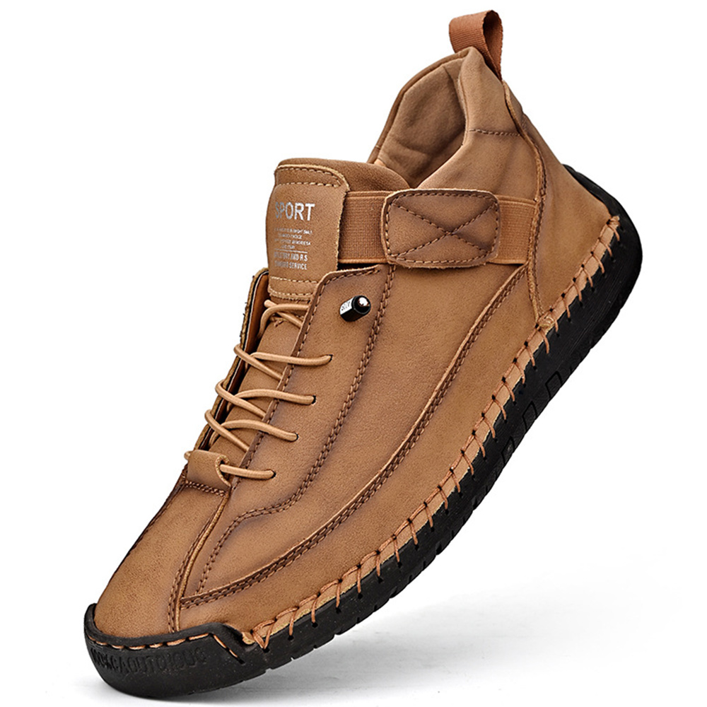 Outdoor-Freizeitstiefel aus Leder für Herren
