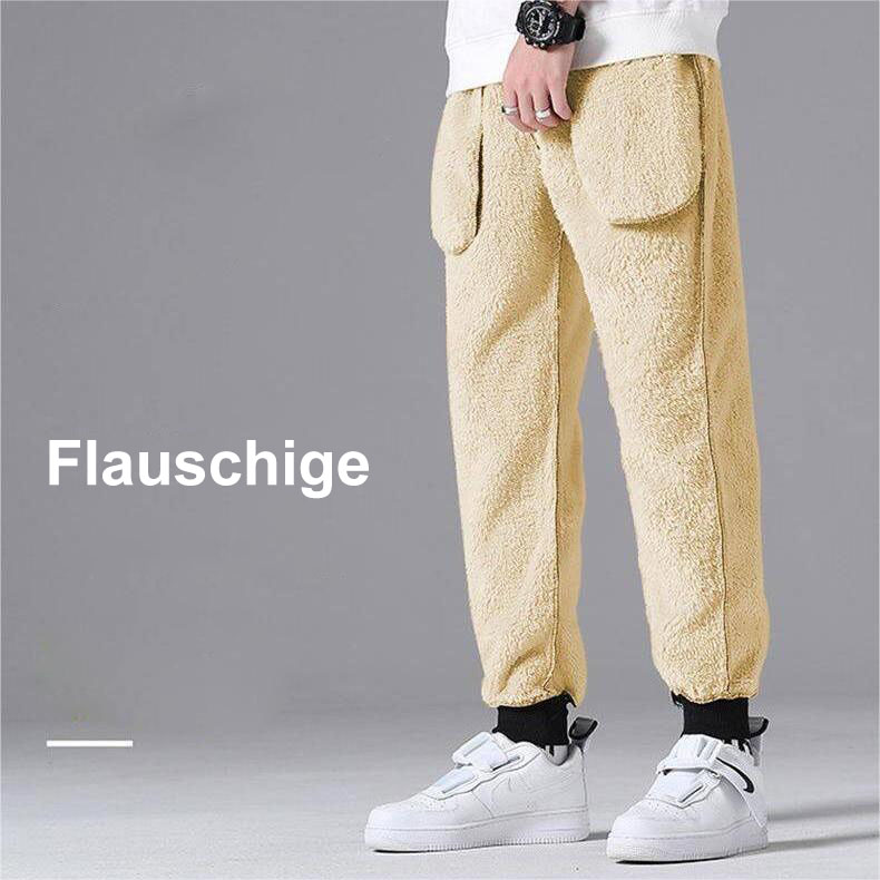  Winter-Freizeitsporthose aus Fleece für Herren in Übergröße