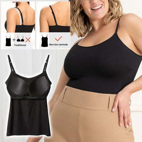 Tanktop mit lockerer Passform und integriertem BH-Camisole