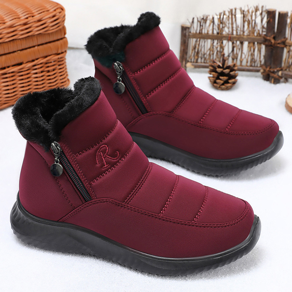 Winterwarme High-Top-Schuhe aus verdickter Samtbaumwolle für Männer und Frauen