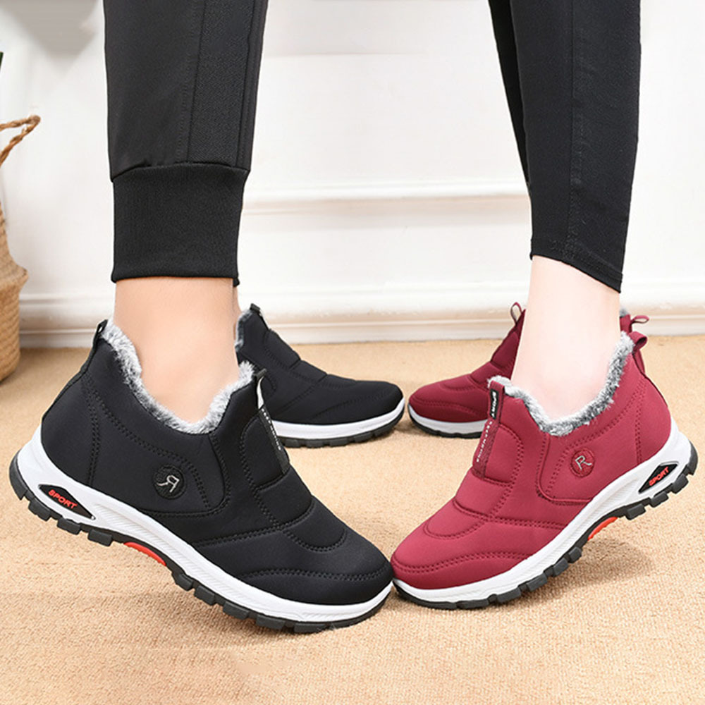 Warme Fleece-Schneestiefel