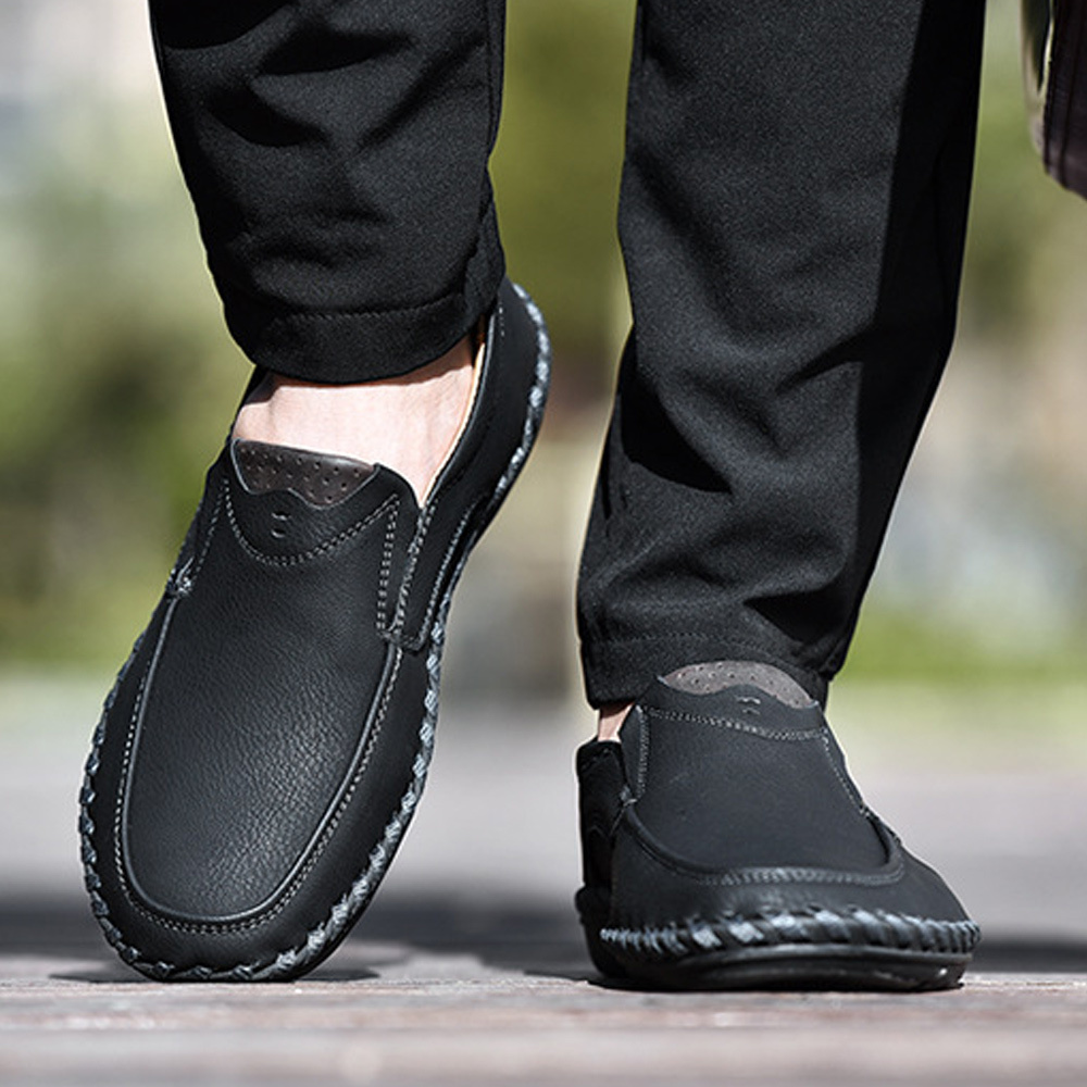 Neue handgefertigte Herren-Freizeitschuhe mit weicher Sohle