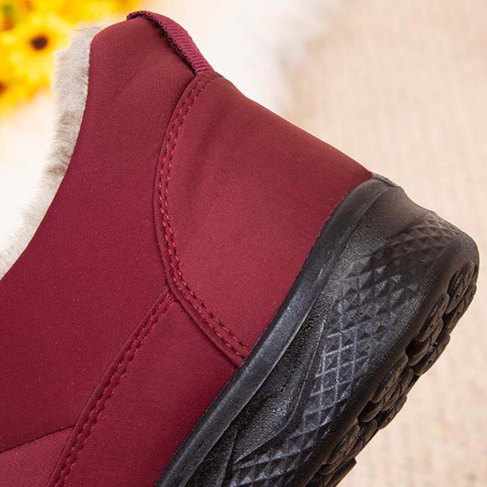 Winterstiefel aus verdicktem Samt und warmer Baumwolle
