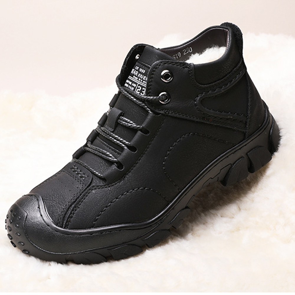 Winter-Herren-Outdoor-Fleece-warme Wanderschuhe