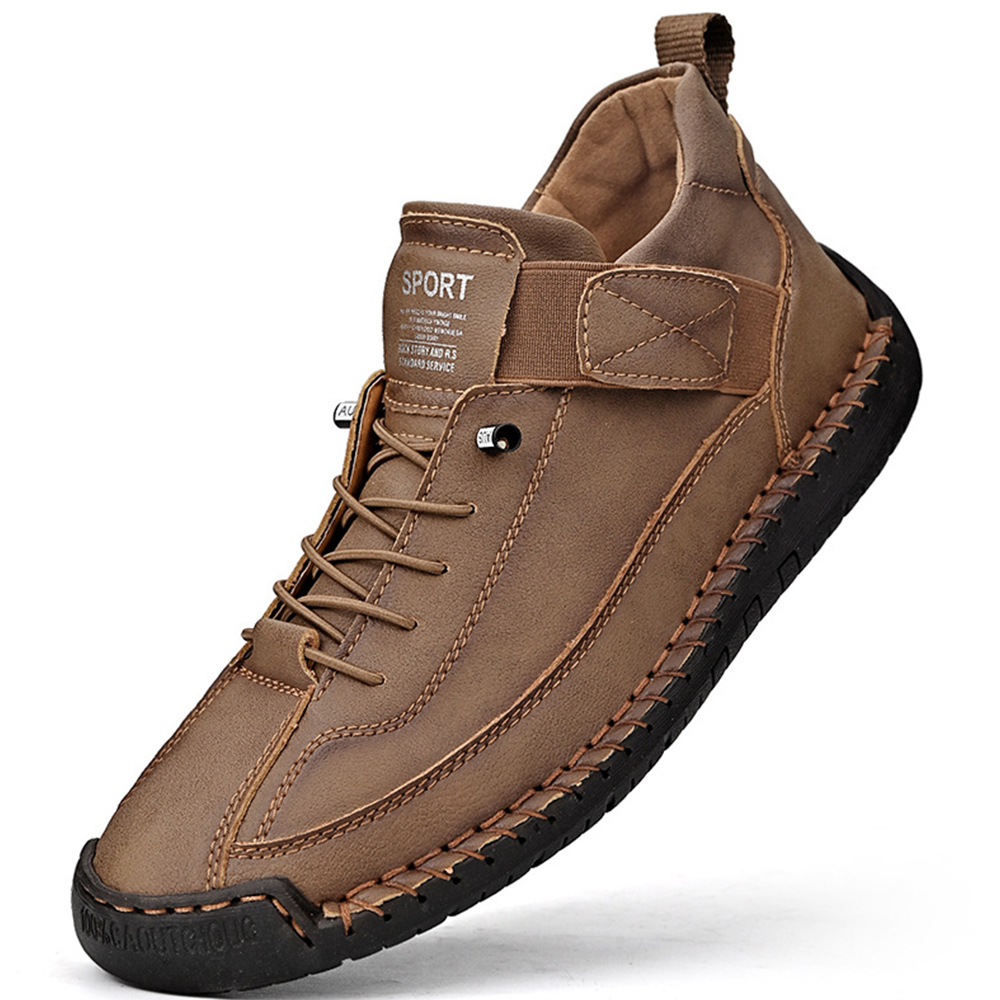 Outdoor-Freizeitstiefel aus Leder für Herren