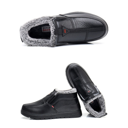 Warme Winter-Slip-on-Plus-Samt-Herren-Baumwollschuhe