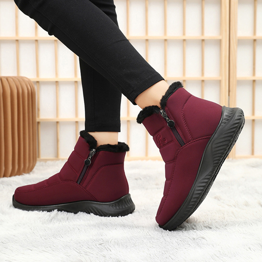 Winterwarme High-Top-Schuhe aus verdickter Samtbaumwolle für Männer und Frauen