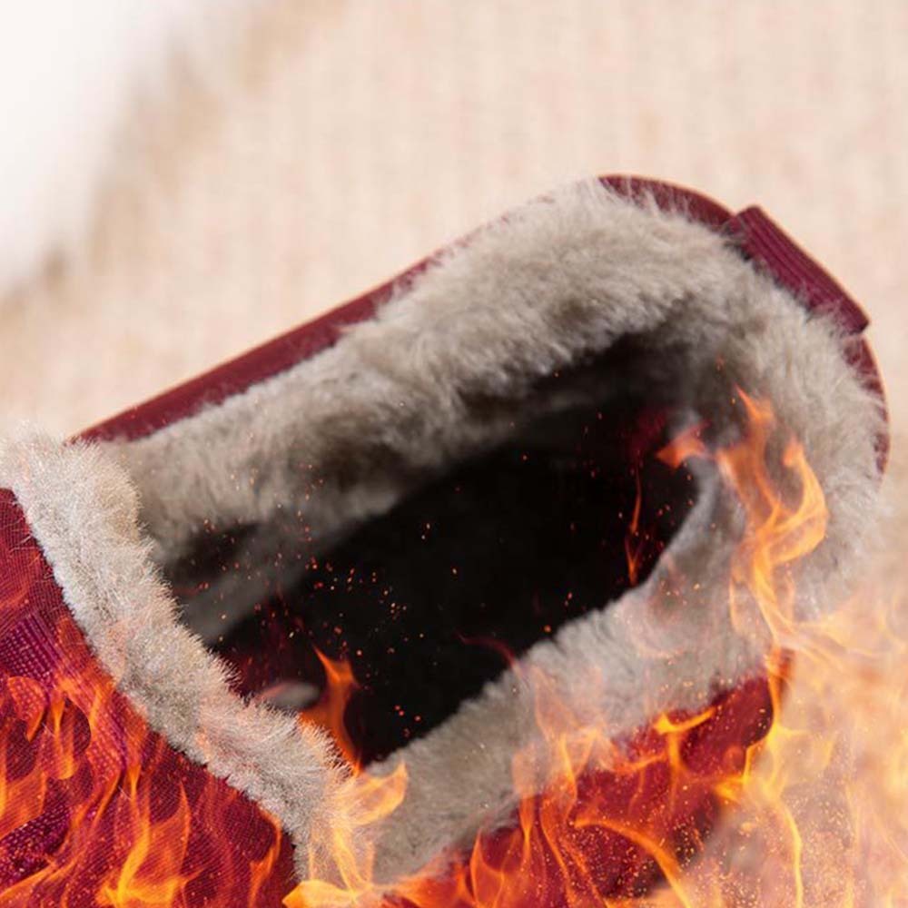 Winterstiefel aus verdicktem Samt und warmer Baumwolle