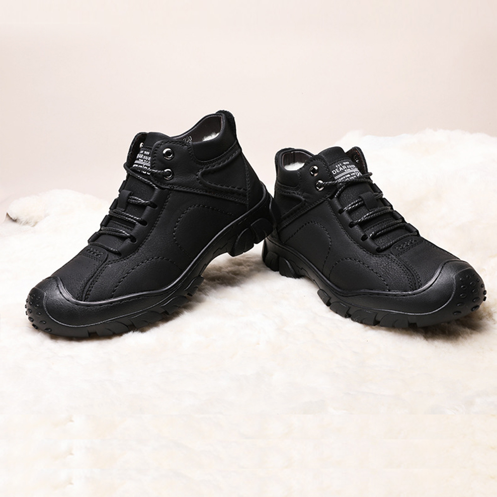 Winter-Herren-Outdoor-Fleece-warme Wanderschuhe