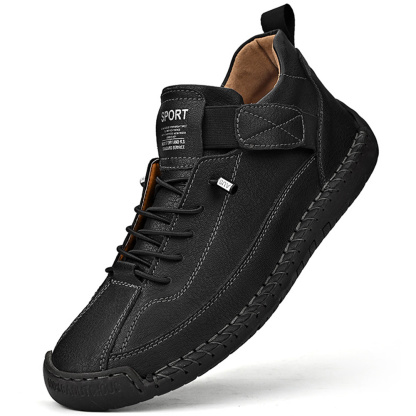 Outdoor-Freizeitstiefel aus Leder für Herren