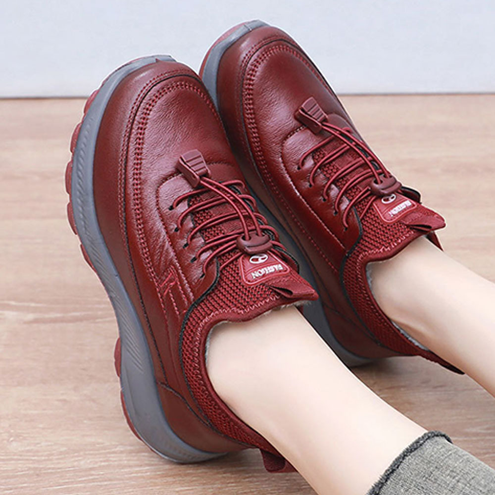 Winter-Damen-Schuhe aus samtverdickter weicher Sohle aus warmer Baumwolle