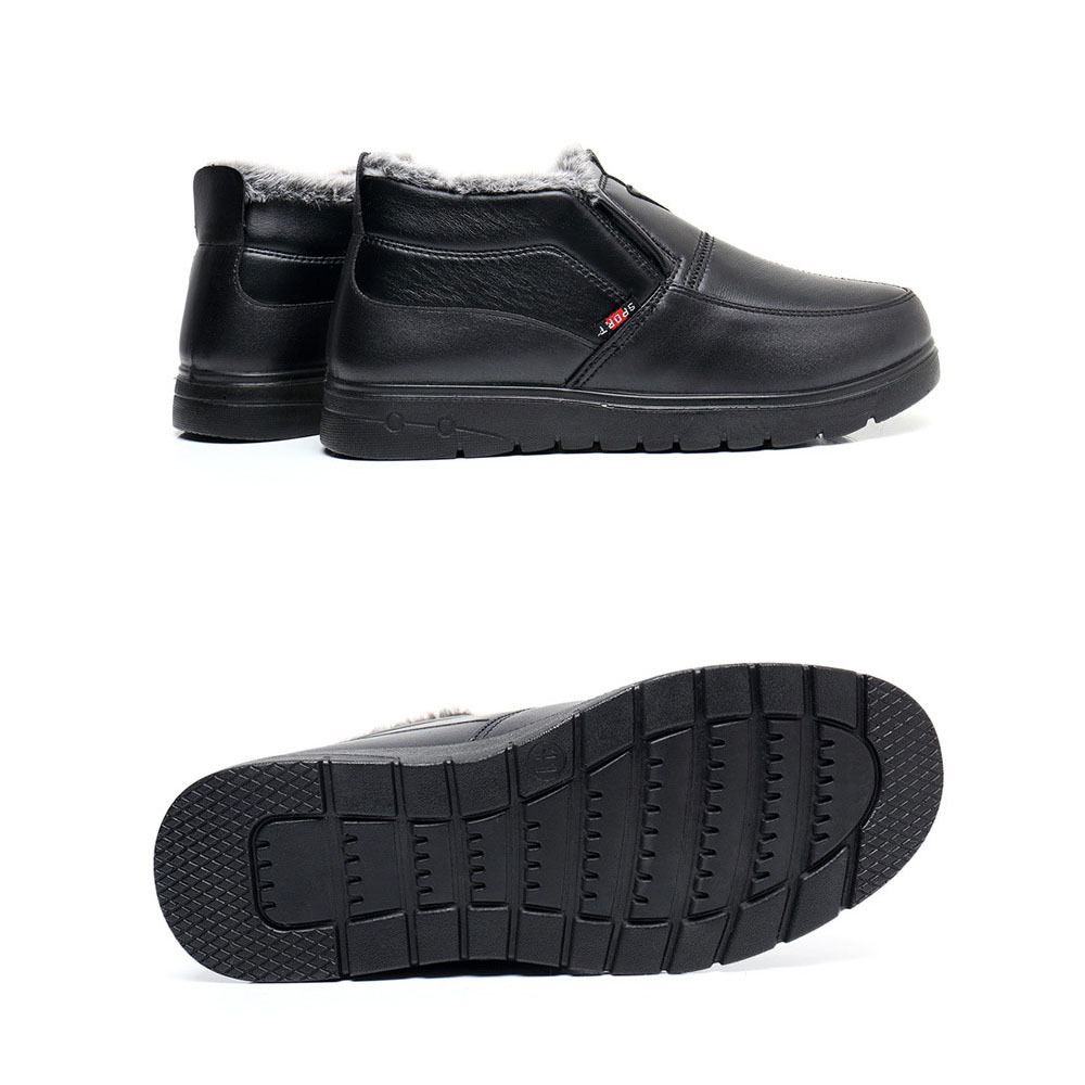 Warme Winter-Slip-on-Plus-Samt-Herren-Baumwollschuhe