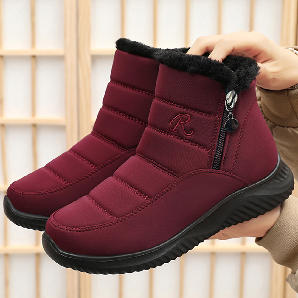 Winterwarme High-Top-Schuhe aus verdickter Samtbaumwolle für Männer und Frauen