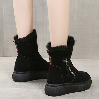 Winterstiefel für Damen mit dicker Sohle