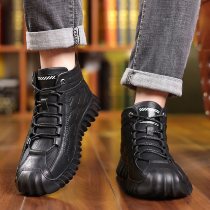 Warme Herren-Schneeschuhe aus Fleece für den Winter