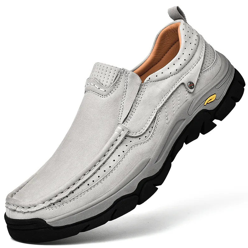 ⏰Aktion – 50 % RABATT🔥Orthopädische Wanderschuhe für Herren zum Hineinschlüpfen aus echtem Leder