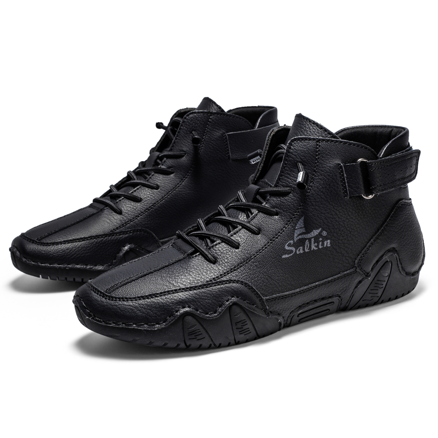 Italian Handmade Suede High Boots for Men Waterproof Leather Sneakers Chukka