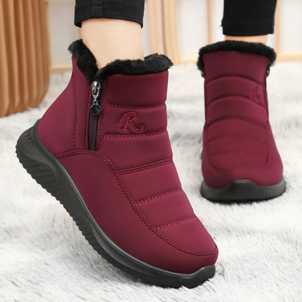 Winterwarme High-Top-Schuhe aus verdickter Samtbaumwolle für Männer und Frauen