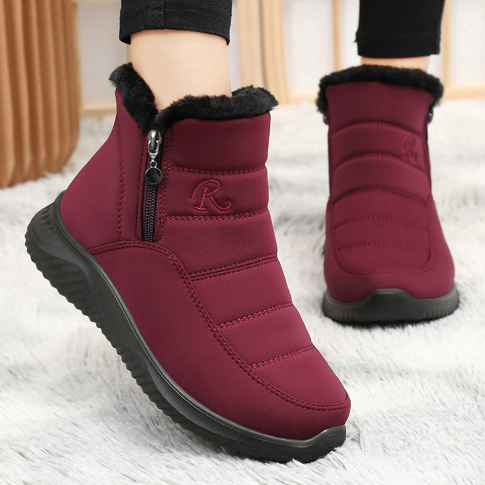 Winterwarme High-Top-Schuhe aus verdickter Samtbaumwolle für Männer und Frauen