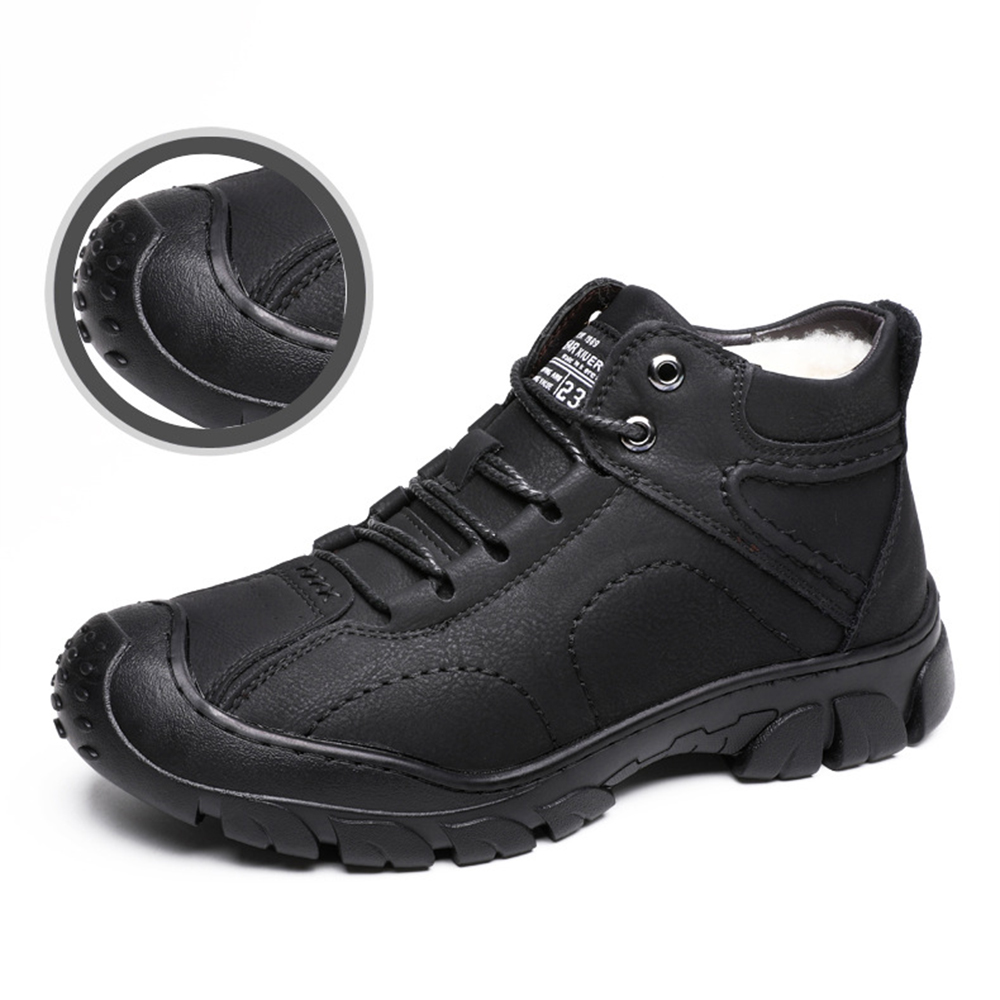 Winter-Herren-Outdoor-Fleece-warme Wanderschuhe