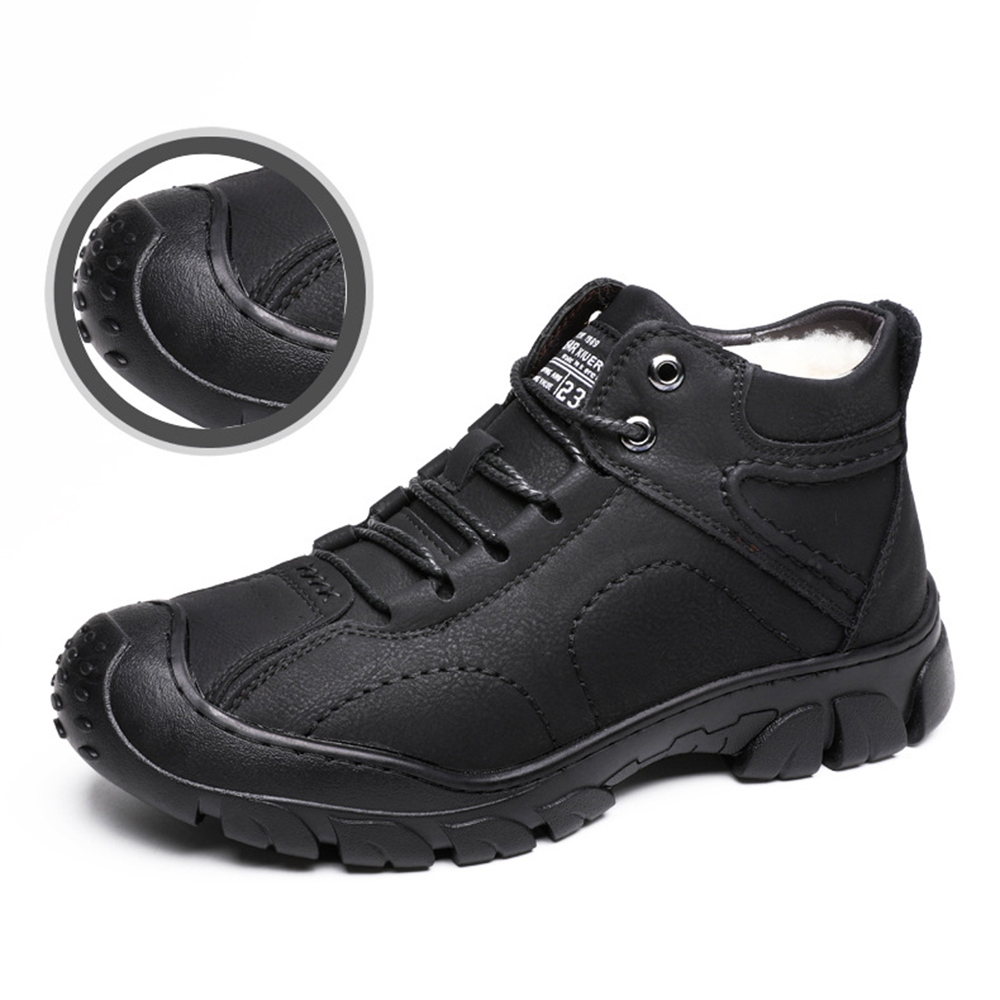 Winter-Herren-Outdoor-Fleece-warme Wanderschuhe