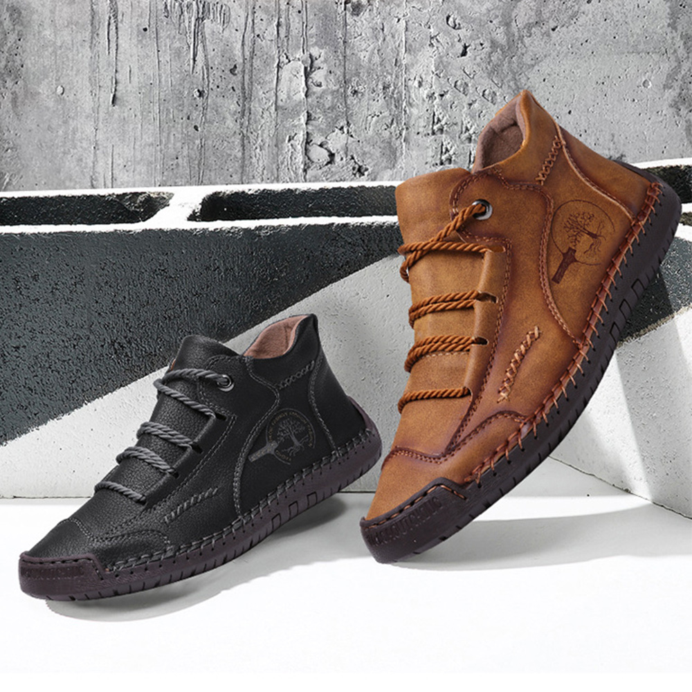 Vintage-Lederstiefel für Herren