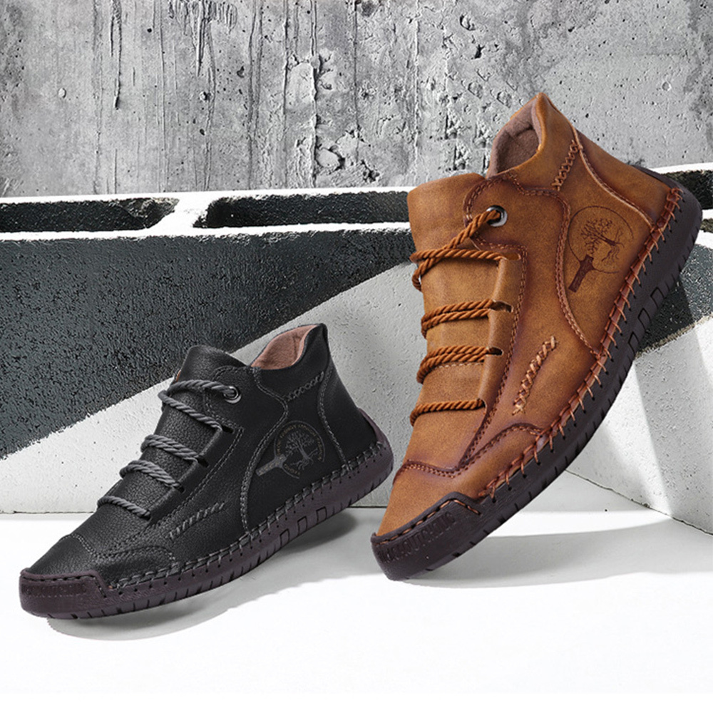 Vintage-Lederstiefel für Herren