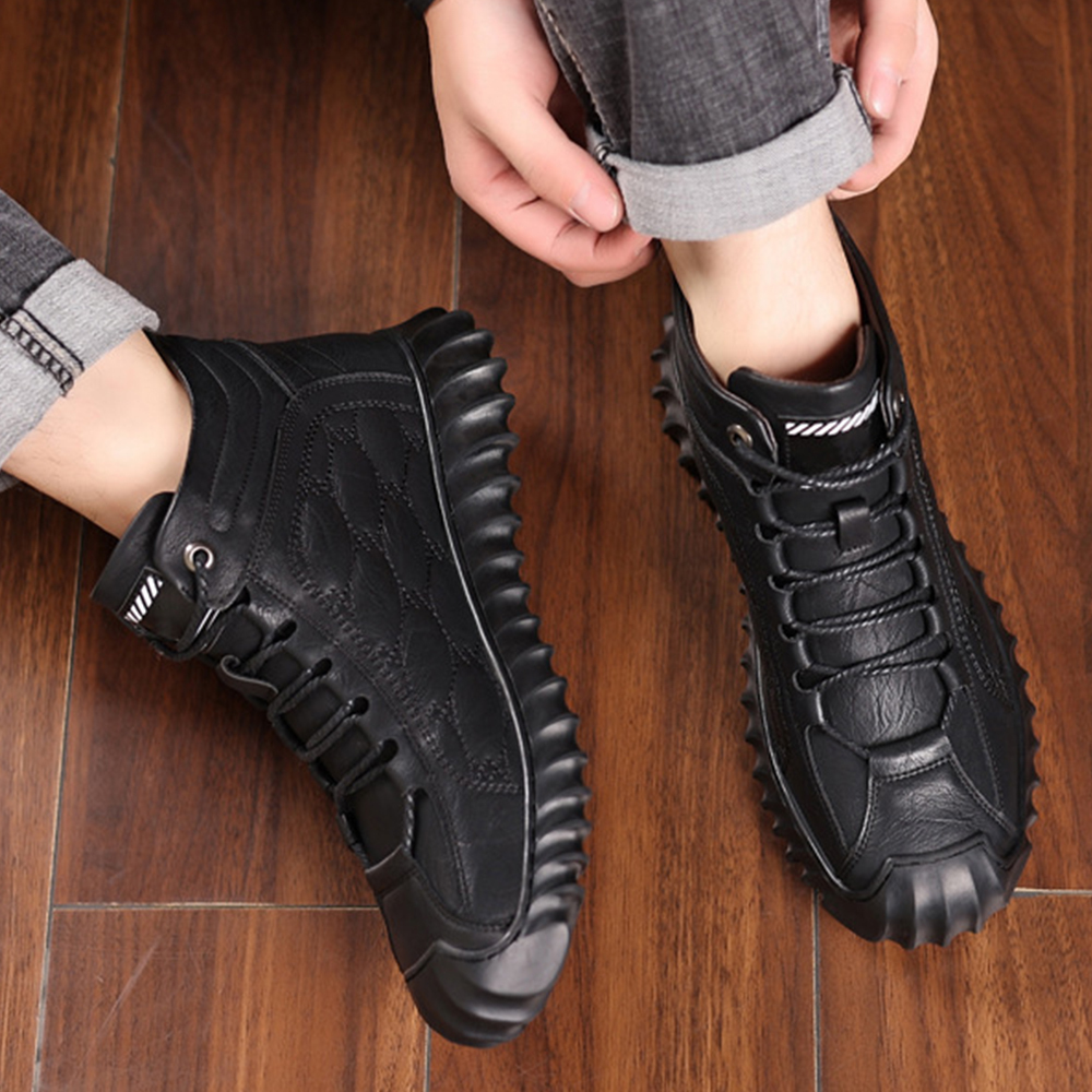Warme Herren-Schneeschuhe aus Fleece für den Winter