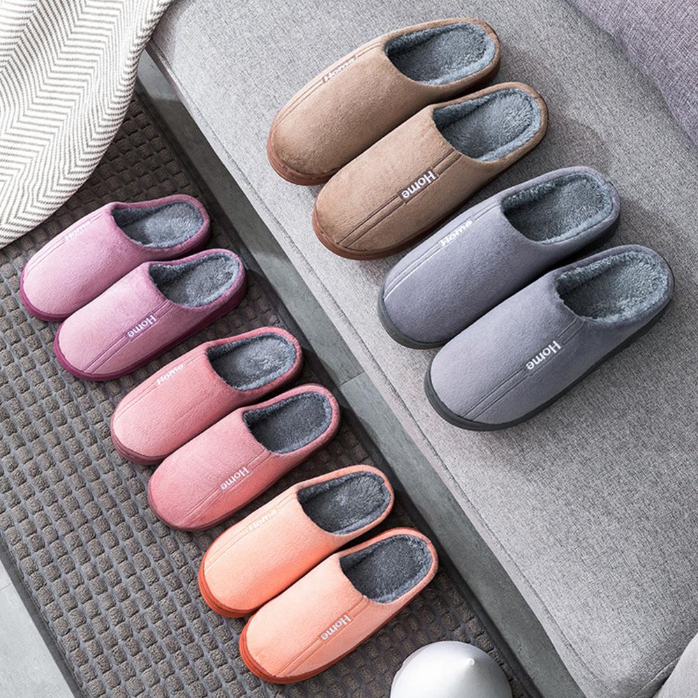 Neue Heim-Plüsch-Baumwollschuhe für Herbst und Winter